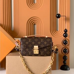Louis Vuitton Brown Monogram Crossbody Bag